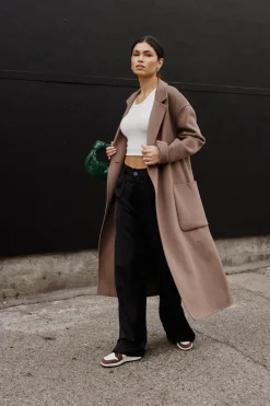 Sale Ryder Coat In Taupe Women Tops