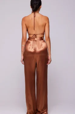 Store Sasha Trouser In Copper Women Bottoms