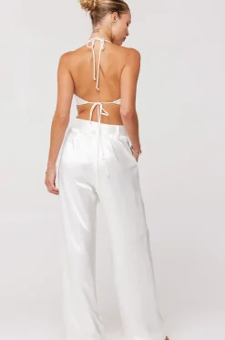 Cheap Sasha Trouser In Pearl Women Bottoms