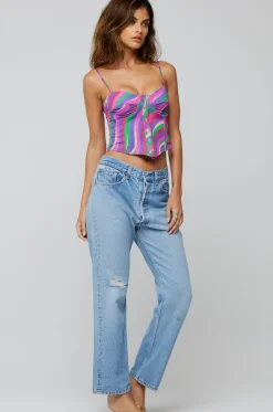 Online Sienna Corset In Candy Women Tops