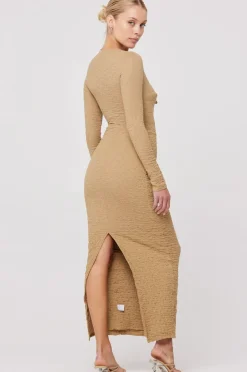 Store Simone Dress In Moss Women Dresses