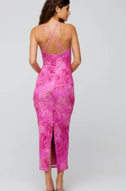 Discount Sophia Midi In Azalea Women Dresses
