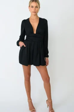 Best Sale Stevie Romper In Black Women Dresses