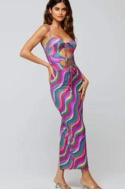 Sale Summer Midi In Candy Women Dresses