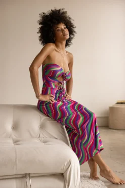 Sale Summer Midi In Candy Women Dresses