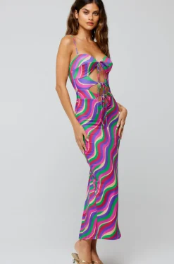 Sale Summer Midi In Candy Women Dresses