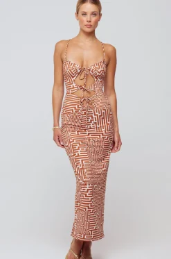 Shop Summer Midi In Coconut Women Dresses